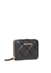 Valentino Ocarina Quilted Zip Around Wallet, Black