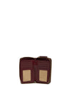 Valentino Nur Re Double Zip Wallet, Wine