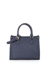 Valentino Rised Re Embossed Medium Tote Bag, Navy