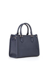 Valentino Rised Re Embossed Medium Tote Bag, Navy