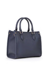 Valentino Rised Re Embossed Large Tote Bag, Navy