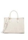 Valentino Rised Re Embossed Large Tote Bag, Ecru