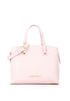 Valentino Sallie Faux Pebbled Leather Grab Bag, Pink