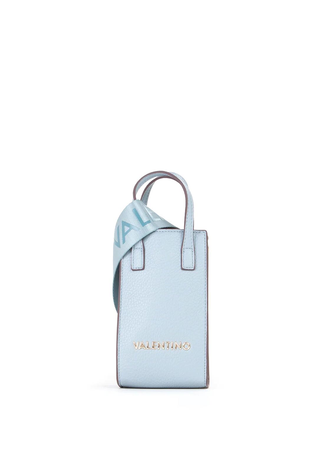 Valentino Samantha Smartphone Mini Crossbody Bag, Powder Blue