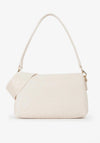 Valentino Samba Debossed Convertible Crossbody Bag, Off White