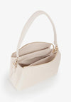 Valentino Samba Debossed Convertible Crossbody Bag, Off White