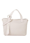 Valentino Shantel Woven Shopper Tote Bag, Beige