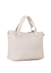 Valentino Shantel Woven Shopper Tote Bag, Beige