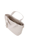 Valentino Shantel Woven Shopper Tote Bag, Beige
