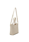 Valentino Ocarina Large Quilted Tote Bag, Ecru