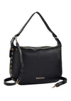 Valentino Megeve Eyelet Hobo Shoulder Bag, Black