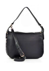 Valentino Megeve Eyelet Hobo Shoulder Bag, Black