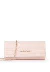 Valentino Sofia Ribbed Clutch Bag, Powder Pink