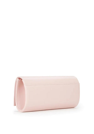 Valentino Sofia Ribbed Clutch Bag, Powder Pink