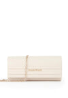 Valentino Sofia Ribbed Clutch Bag, Beige