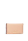 Valentino Samantha Buttoned Wallet, Beige