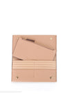 Valentino Samantha Buttoned Wallet, Beige