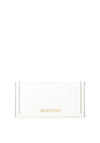 Valentino Samantha Buttoned Wallet, White
