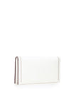 Valentino Samantha Buttoned Wallet, White
