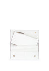 Valentino Samantha Buttoned Wallet, White