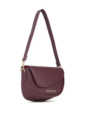 Valentino Piper Asymmetric Crossbody Bag, Wine