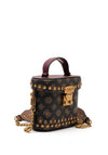 Guess Fynna Mini Bucket Bag, Mocha Logo