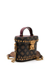 Guess Fynna Mini Bucket Bag, Mocha Logo