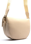 Valentino Bigs Saddle Flapover Crossbody Bag, Beige