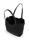 Valentino Courmayeur Woven Summer Tote Bag, Black