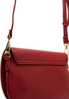 Valentino Moses Flapover Crossbody Bag, Red