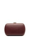Valentino Aroma Logo Clutch Bag, Wine