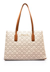 Valentino Lady Re Monogram Tote Bag, Off White