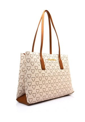 Valentino Lady Re Monogram Tote Bag, Off White