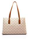 Valentino Lady Re Monogram Tote Bag, Off White