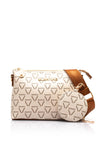 Valentino Lady Re Monogram Crossbody Bag, Off White