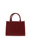 Valentino Samba Debossed Small Shopper Bag, Dark Red
