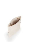 Valentino Samba Debossed Fold Over Clutch Bag, Beige