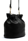 Valentino Fedora Small Bucket Bag, Black