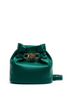 Valentino Fedora Small Bucket Bag, Green