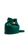 Valentino Fedora Small Bucket Bag, Green