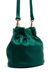 Valentino Fedora Small Bucket Bag, Green
