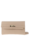 Valentino Fae Re Medium Envelope Clutch Bag, Beige