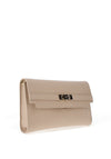 Valentino Fae Re Medium Envelope Clutch Bag, Beige