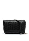 Valentino Fran Mini Quilted Crossbody Bag, Black