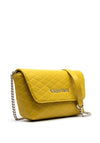 Valentino Fran Mini Quilted Crossbody Bag, Yellow