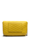 Valentino Fran Mini Quilted Crossbody Bag, Yellow