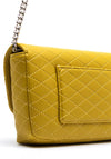 Valentino Fran Mini Quilted Crossbody Bag, Yellow