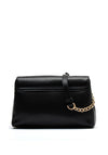 Valentino Stella Flap Over V Tassel Crossbody Bag, Black