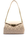 Valentino Frisia Flap Over Quilted Crossbody Bag, Beige