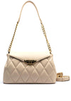 Valentino Frisia Flap Over Quilted Crossbody Bag, Beige